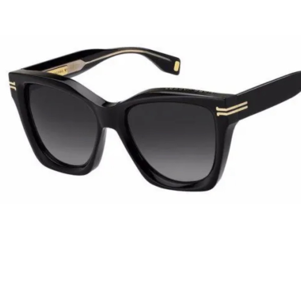 Marc Jacobs Icon Edge Oversized Black Sunglasses